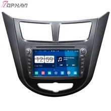 Top Newest Quad Core S160 Android 4.4 Car DVD Video For Verna/Solyaris With16GB Flash Mirror Link BT Wifi GPS