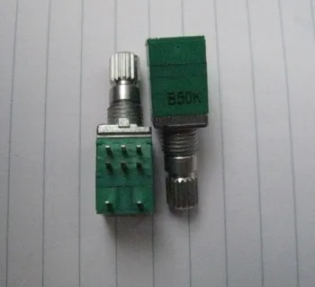 

2pcs S3W R09 Precision Potentiometer Full Sealed Stereo Two Gang with Switch B50K Regulation 15mm Shaft Length