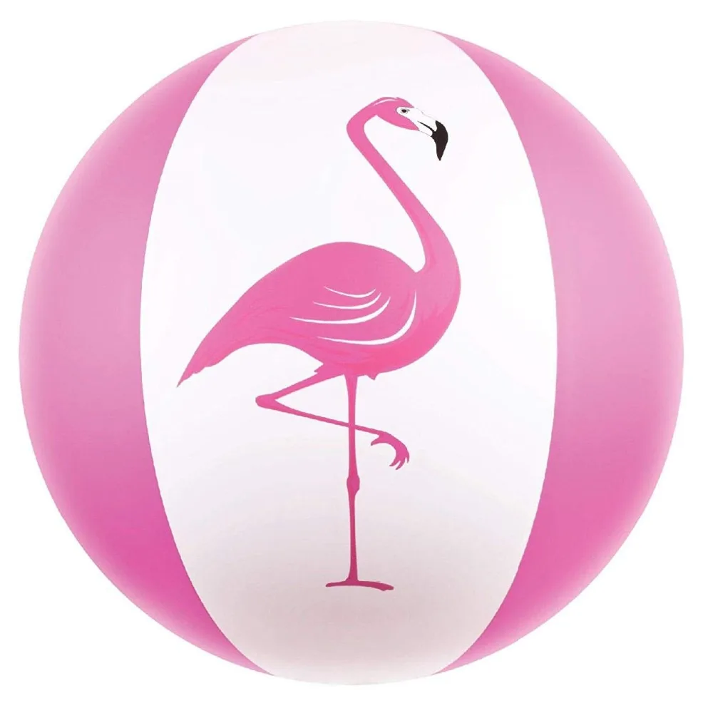 40 см Фламинго печатных надувной пляжный мяч игры на открытом воздухе волейбол на воде шар бассейн подстаканник бассейн из ПВХ и аксессуары