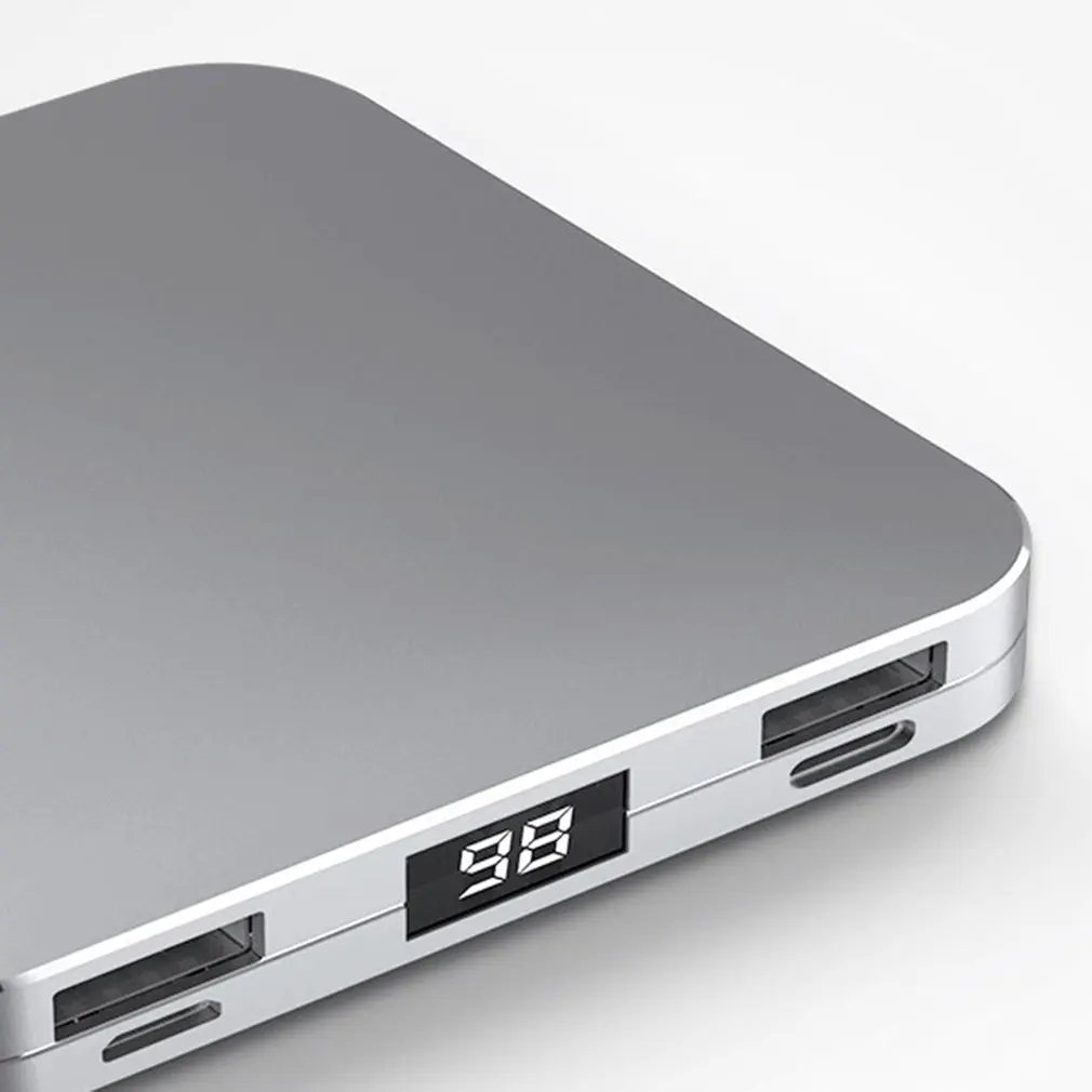 Ultra-thin Mini Power Bank 20000mAh External Battery Portable Charger Dual USB Powerbank for iphone X Samsung Xiaomi