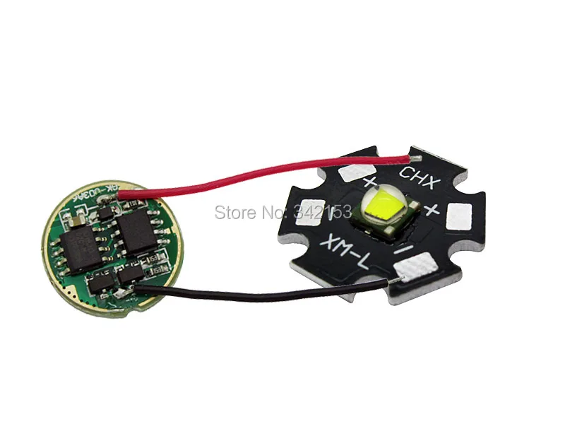 10 Вт 20 мм Яркий белый Cree XM L T6 XML LED свет бусины + DC 3 7 V 2.5A T5 светодиодный диммер