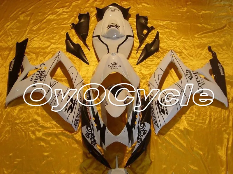 

For 06-07 Suzuki GSXR600 GSXR750 K6 K7 GSXR 600 750 Injection Motorcycle ABS Fairing Bodywork Kit 2006 2007 White Black