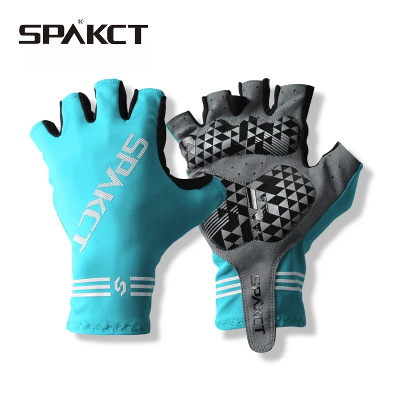 SPAKCT Для мужчин Для женщин велосипедные перчатки с гелевыми вставками Горный Дорожный велосипед перчатки летние спортивные велосипедные перчатки просвет Большая распродажа - Цвет: S13G03BU