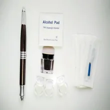 Permanent 3D Eyebrow Tattoo Needle/Pin Pen Makeup Microblading Practice Kit Set
