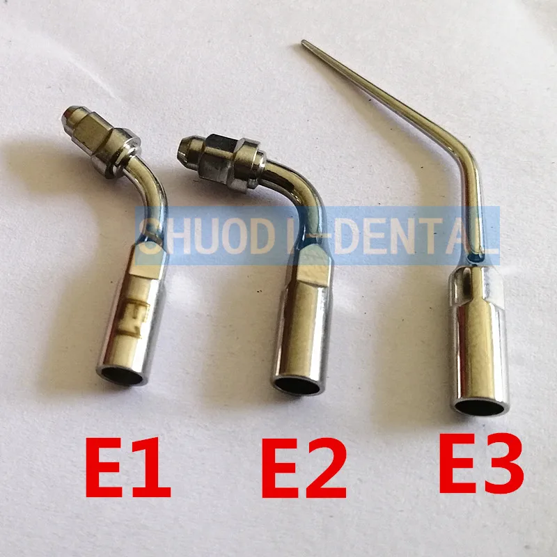 3PCS Dental Endo Tips E1 E2 E3 Ultrasonic Scaler Endo Tips For EMS E1