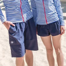 Корейские влюбленные медовый месяц, короткие шорты большого размера быстросохнущие, горячие пружины короткие шорты для серфинга