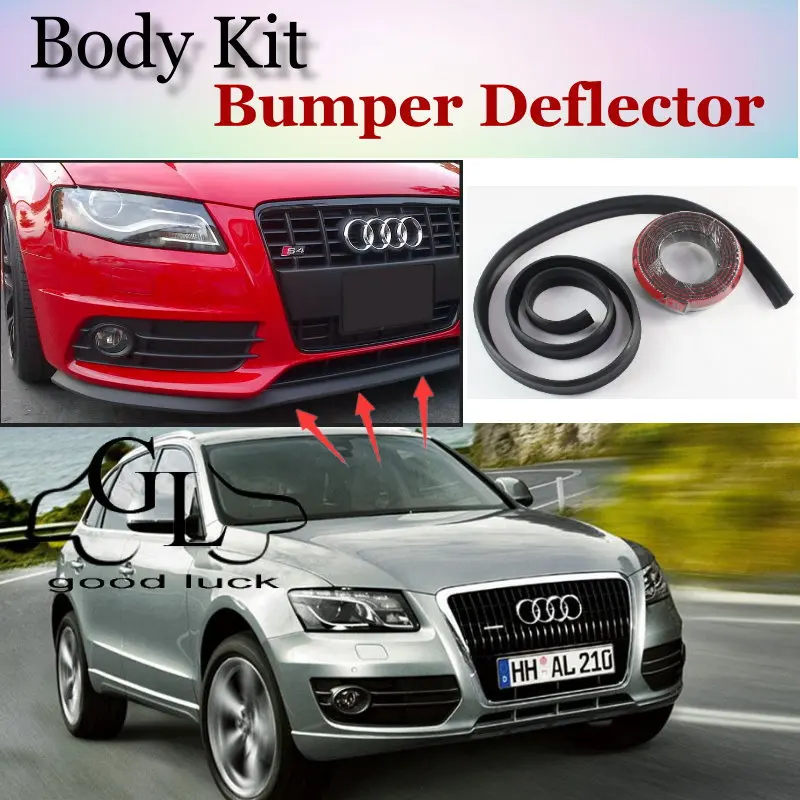 Для Audi Q5 2008 ~ 2015 бампер губы/Автомобильный спойлер для тюнинга автомобиля/TOPGEAR