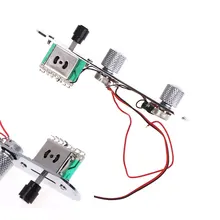 1 шт. высокое качество хром 3 способ проводной загруженный Prewired контрольная пластина выключатель проводки ручки для Tele Telecaster гитарные части