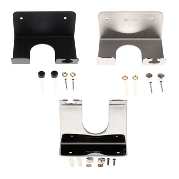 

Stainless Steel Wall Punched Hair Dryer Holder Storage Rack Organizer For Dyson Supersonic Hair Dryer