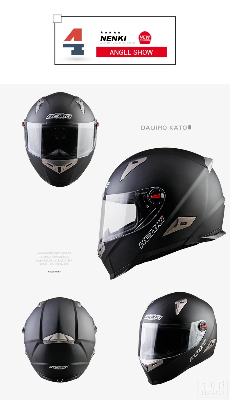 NENKI мотоциклетный шлем для мужчин полный шлем для мотоциклистов абс материал мотоциклетный шлем для мотокросса Сертификация ECE Casco Moto