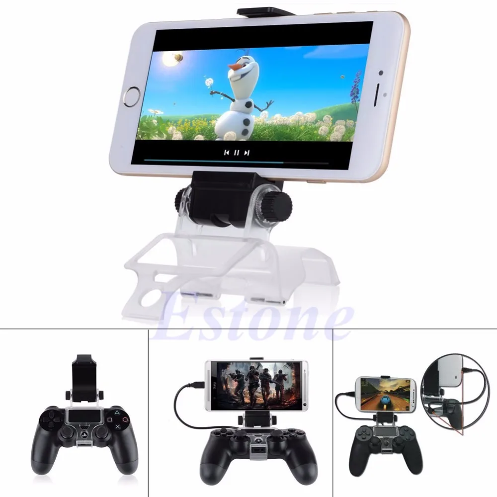 

New For PlayStation PS4 Game Controller Smart Mobile Phone Clip Clamp Mount Holder