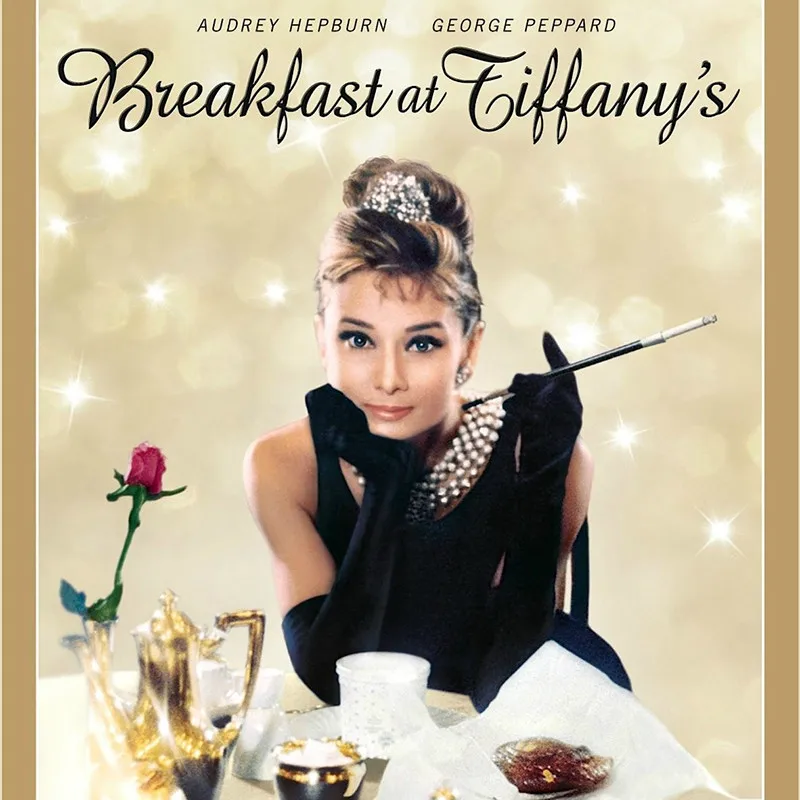 クリスタルアート　オードリーヘップバーン　ティファニー ブルー クリスタルアート オードリーヘップバーン ティファニー ブルー