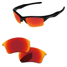 Поликарбонат-огненные красные зеркальные Сменные линзы для полукуртки 2,0 XL Солнцезащитные очки оправа UVA и UVB Защита