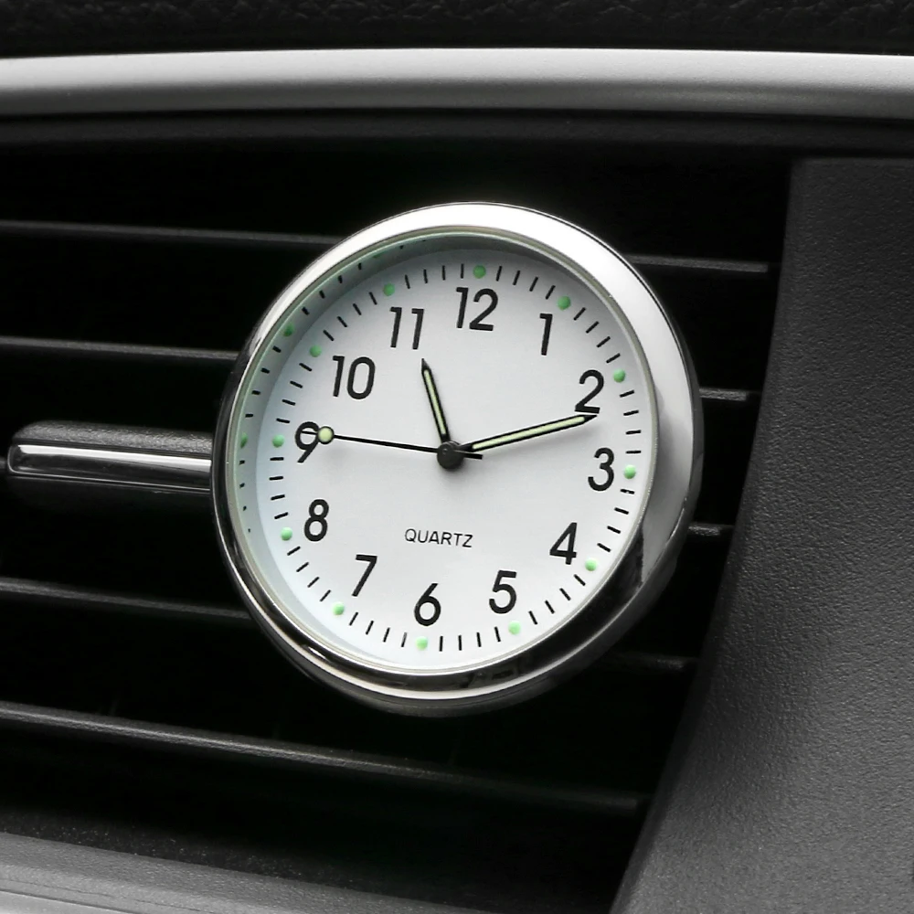 

Car Clock Clip Air Freshener Luminous Auto Watch Automobiles Air Vent Mechanics Quartz Clock Automovil Styling Accessories Gifts