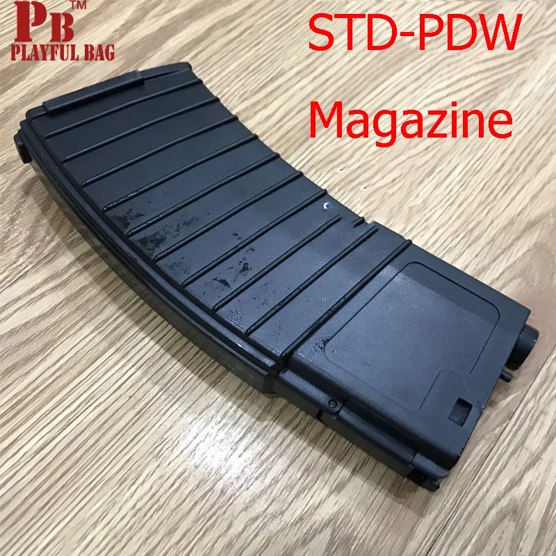 

PB Playful bag toy Outdoor sports CS game blaster adult children of STD PDW STD-301 magazine Clip gel ball gun 7-8mm