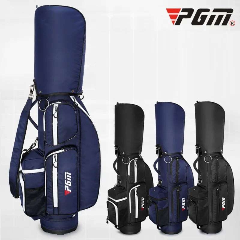 

Pgm Golf Standard Bag Adjustable Men Golf Air Bag Large Capacity Ball Bag Multi-Function Travel Package Can Hold 5 Clubs D0479
