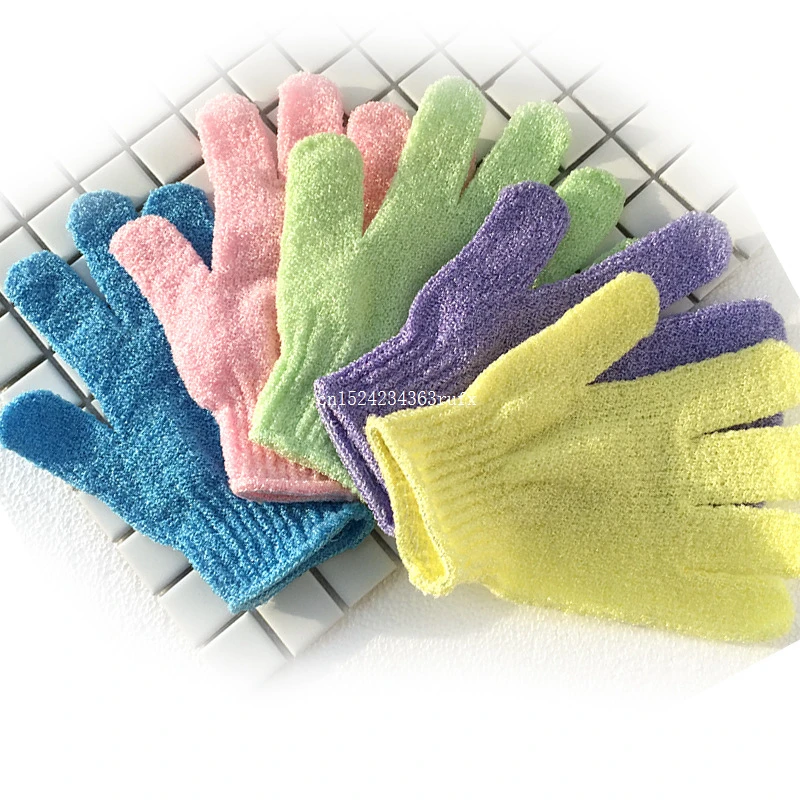 200pcs Shower Bath Gloves Exfoliating Wash Skin Spa Massage Scrub Body