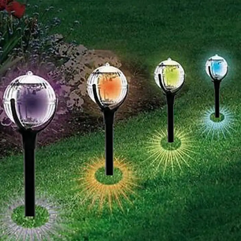 

1/2/4pcs Led Solar Light For Garden Decoration Outdoor Pathway LED Solar Powered Lawn Lights Street Landscape Yard Lamp*
