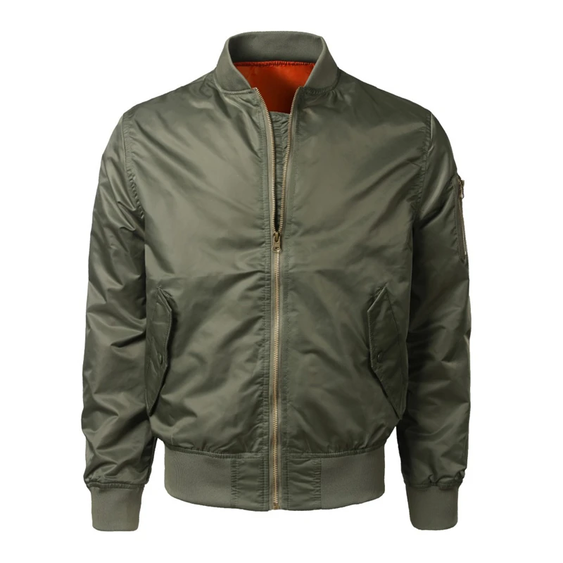 

2019 spring New Men fashion Brand Slim Bomber military Jacket classic Streetwear casual Windbreaker Coats