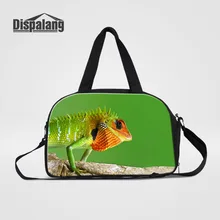 Dispalang дорожные сумки модная одежда Органайзер ящерица Печать Большая емкость дорожная сумка на плечо Женская багажная дорожная сумка
