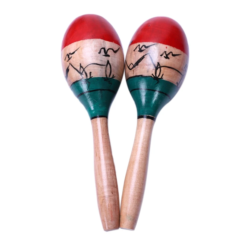 maracas de madera para niños