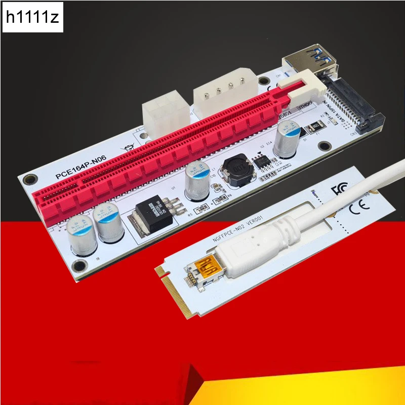 M.2 NGFF to PCI-E X16 Slot Transfer Card Mining m.2 Riser with sata 6pin 4pin molex Riser card raiser for Bitcoin mining M.2 NGFF to PCI-E X16 Slot Transfer Card Mining m.2 Riser with sata 6pin 4pin molex Riser card raiser for Bitcoin mining