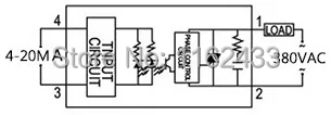 ASH-LA series single phase current to AC solid state voltage regulator structure figure