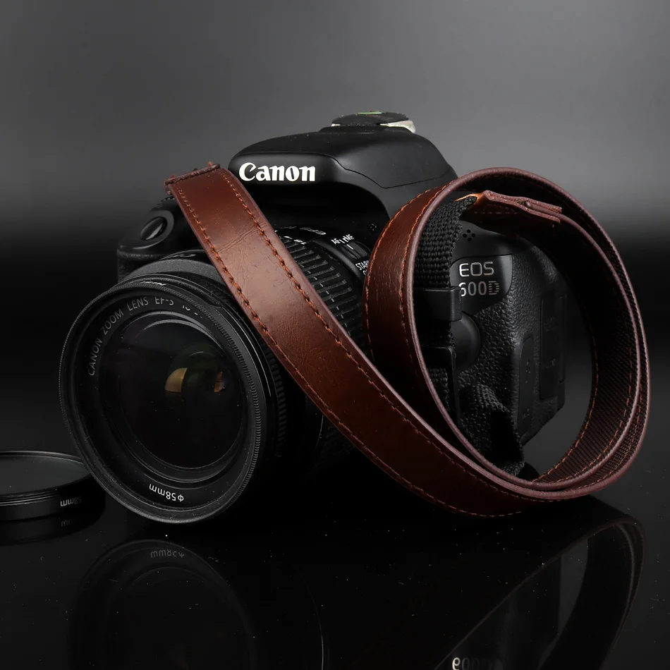 

Universal Adjustable PU Leather Camera Shoulder Neck Strap Belt For SONY A6300 A6000 A5100 RX10 RX100 II III IV V HX60 HX50 H400