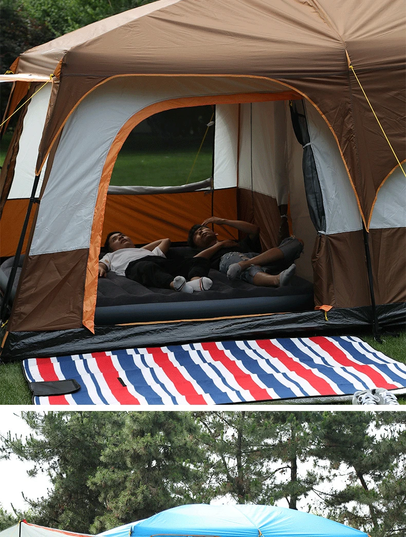Открытый Кемпинг 6 человек, 8 человек, две комнаты, один зал, кемпинг палатки вечерние палатки