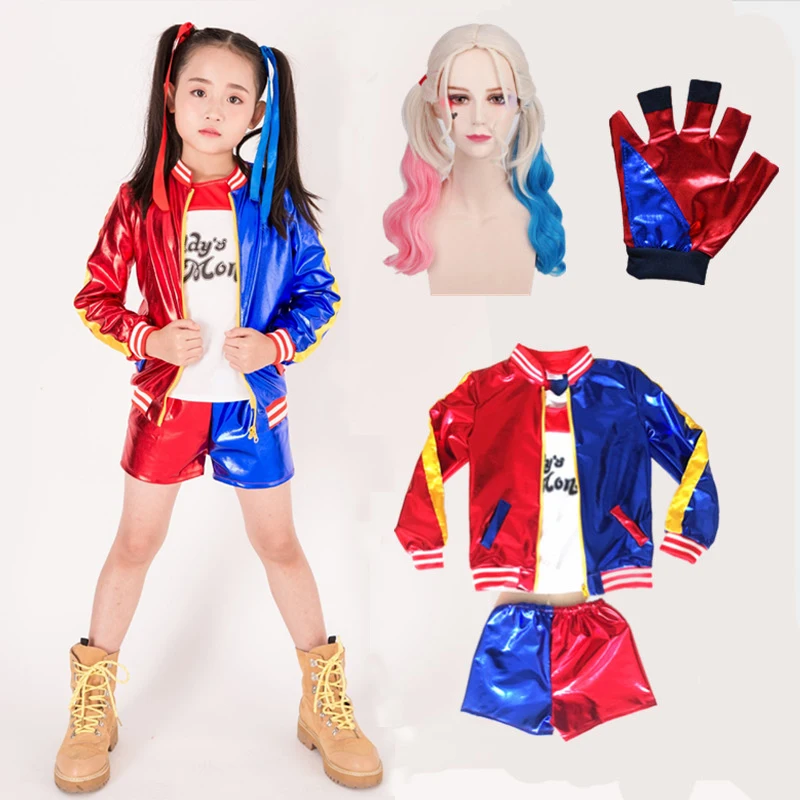 Костюмы Harley Quinn новинка 2020 детские пальто для девочек Женская куртка женские