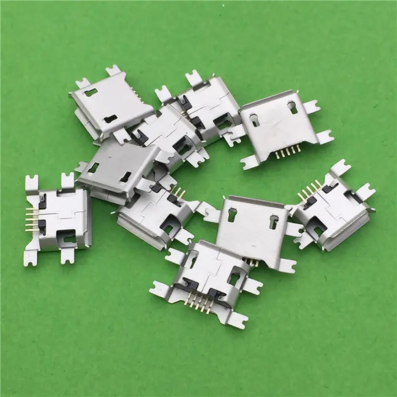 20 шт./лот гнездо Micro USB SMD 5 контактный гнездовой разъем 4 фута широко используется в