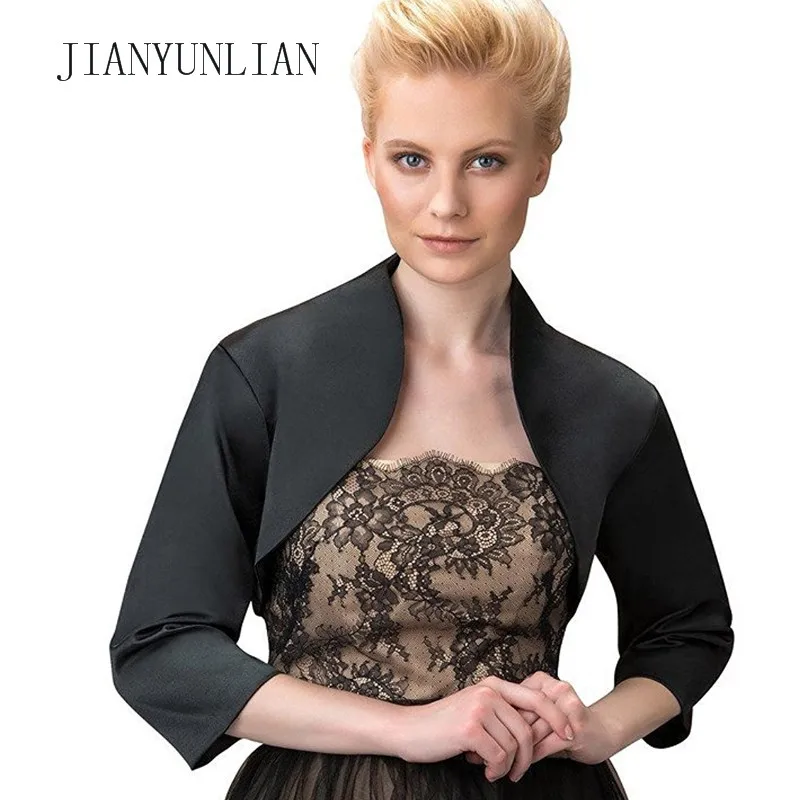 Женская атласная куртка болеро с рукавом на заказ|bridal jacket|bolero jacketjacket wedding |