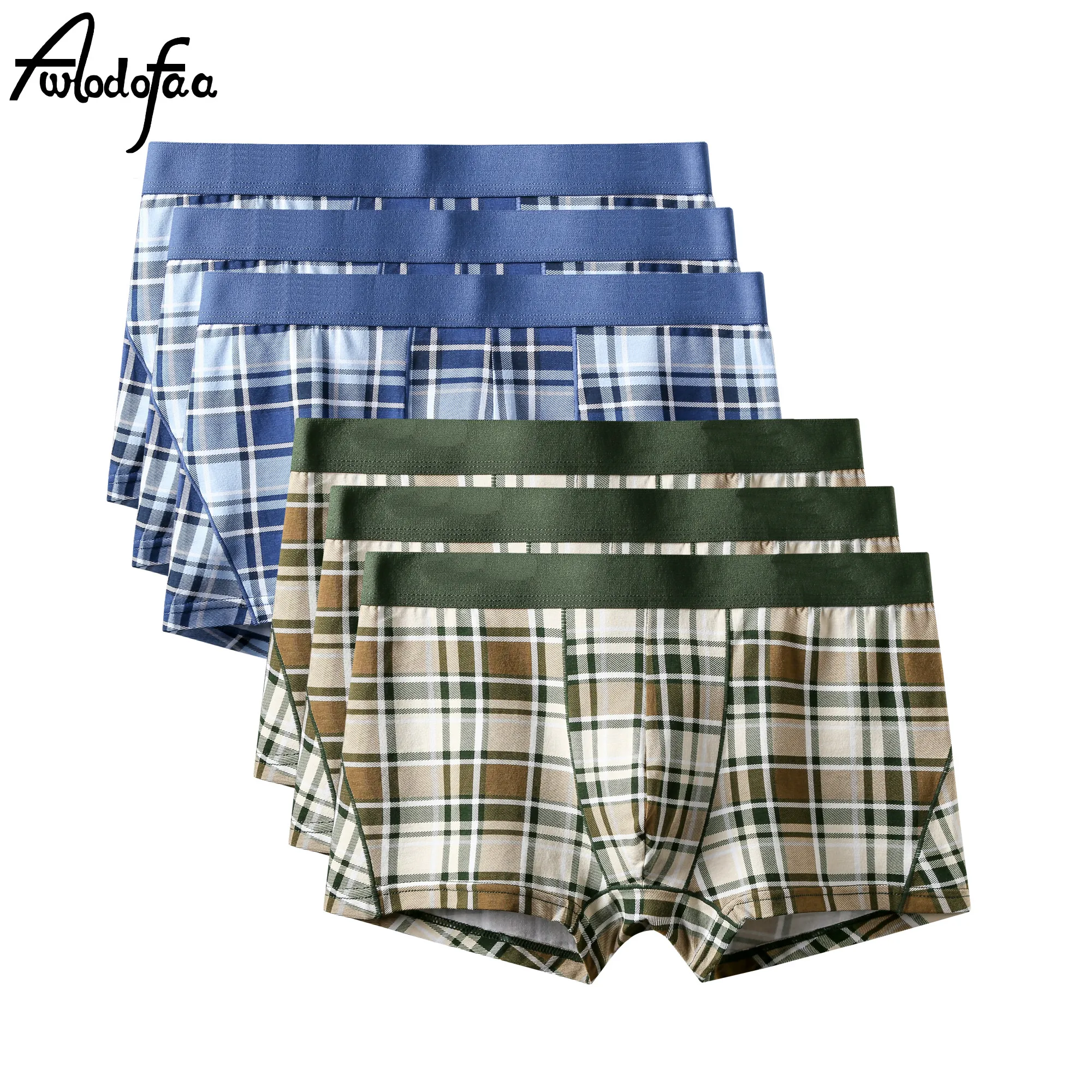

6Pcs/lot Men's Cotton Boxer Underwear Boxers Men Comfortable Panties Cueca Boxer Shorts Homme Men Underwear Male underpants Fat