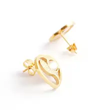 Модные женские серьги-гвоздики для девочек, серебро, золото, нержавеющая сталь, Кристальные серьги вrincos бижутерия