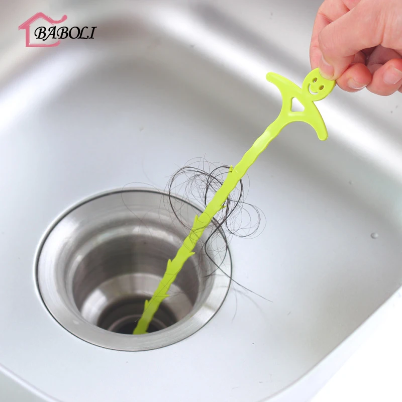 

Sewer Cleaning Bendable Sink Cleaner Tub Toilet Dredge Pipe Hair Catcher Tool Bathroom Kitchen Anti-blocking Cleaning Hook