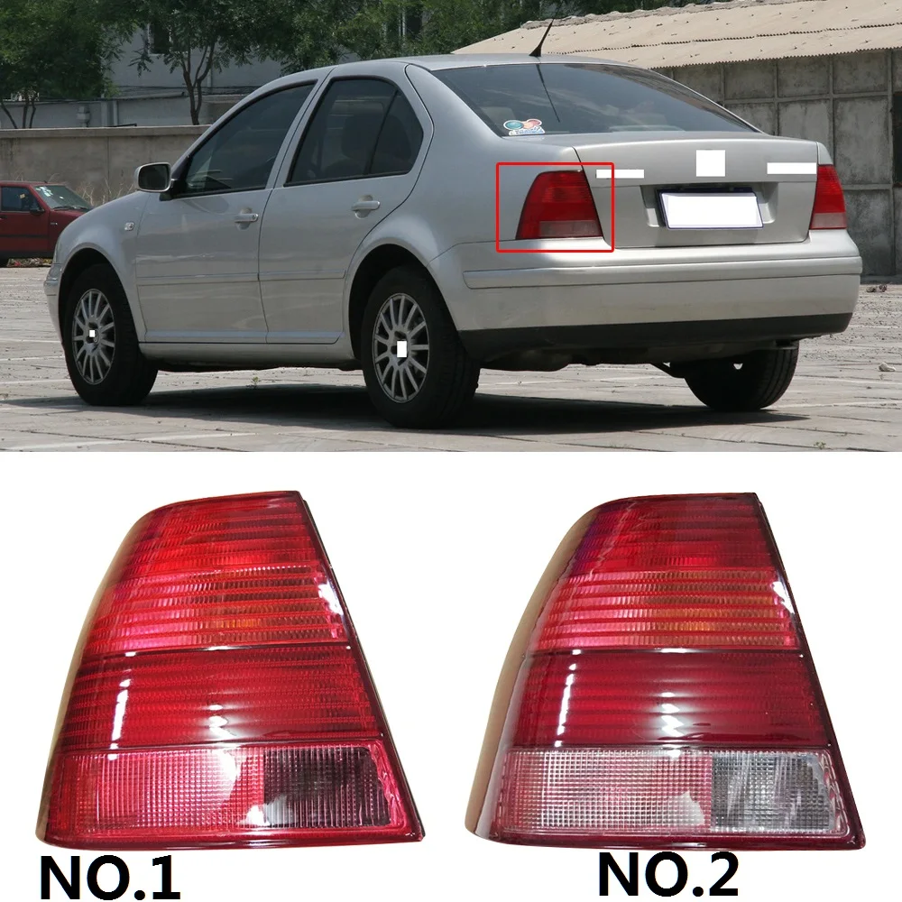 

CAPQX 1PCS For Volkswagen Bora 2002 2003 2004 2005 Rear Light Tail Light Rear Brake Taillight Stop Light Parking Lamp Taillight