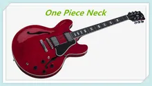 Custom Shop Limited Run Curly ES-335 Electric Guitar Transparent Red Finished Jazz Guitars China One Piece Neck