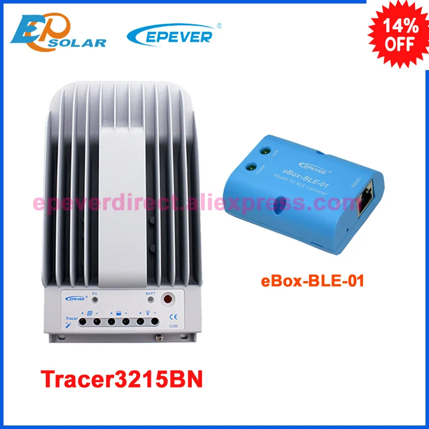 

Solar 12v 30A battery mppt charging controller 30amp Max PV input 150v Tracer3215BN bluetooth function