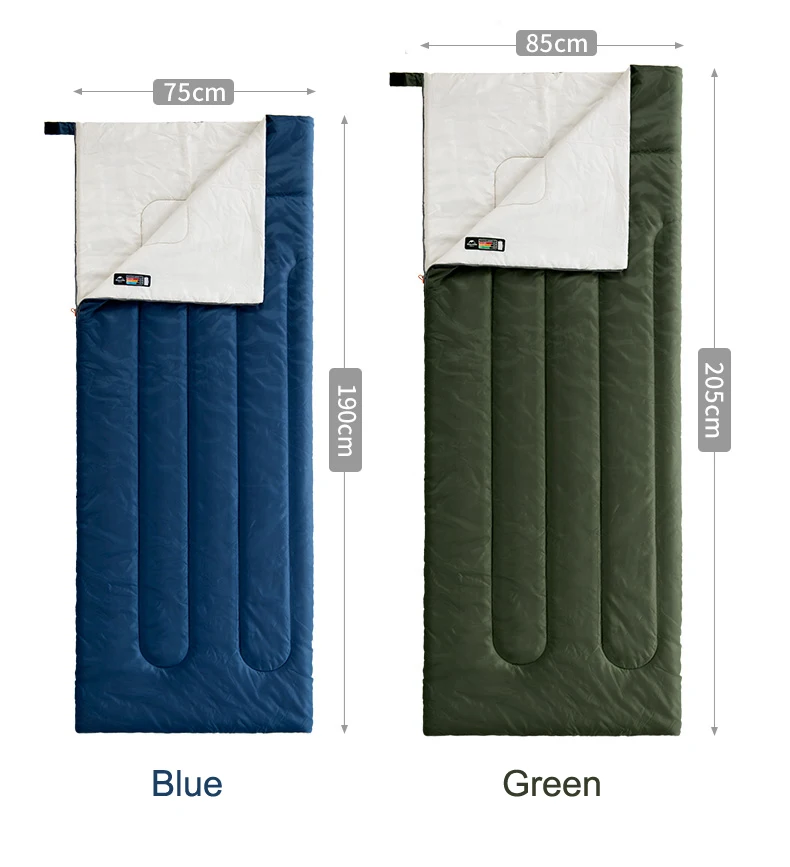 Bolsa de Dormir Naturehike Primavera Verão Outono Seção Ultraleve Envelope Portátil Algodão Acampamento 190x75 205x85 cm 13 Sacos de dormir