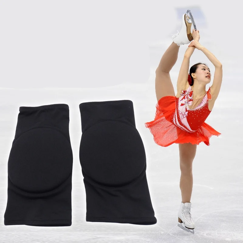 One Pair Professional Children Kids Knee Soft Pad Ice Figure Skating