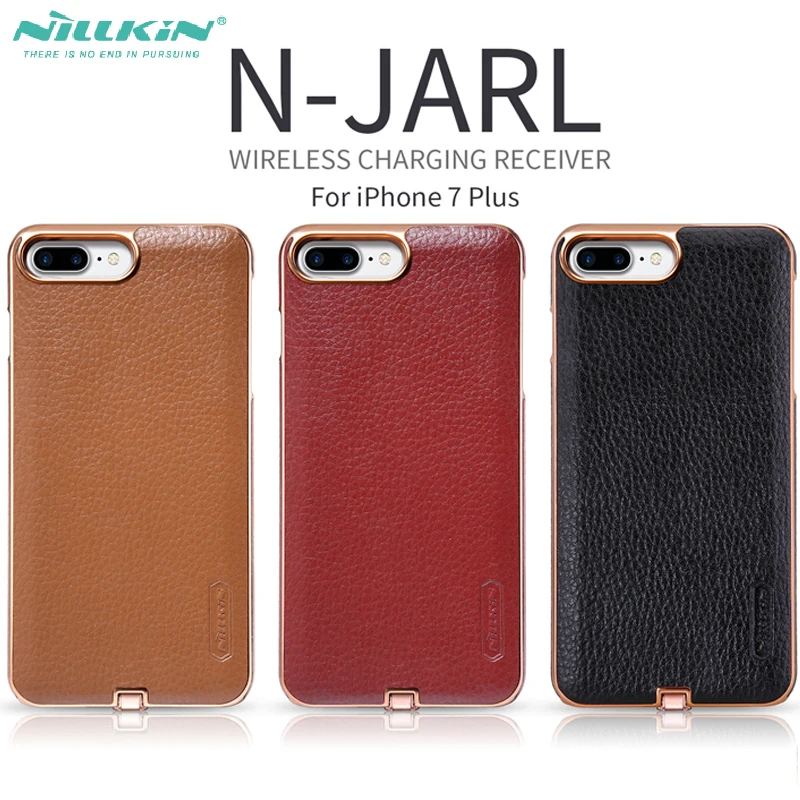 

For Iphone 7 Plus Wireless Charging Case Nillkin N-Jarl 5.5inch Qi Receiver For Iphone7 Plus Protective Case