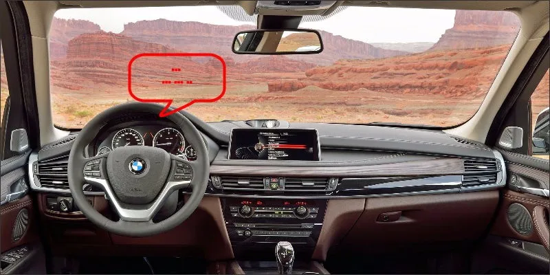 Автомобильный дисплей HUD для BMW X3 E83 X5 E53 E70 X6 E71-безопасный экран для вождения проектор Refkecting лобовое стекло