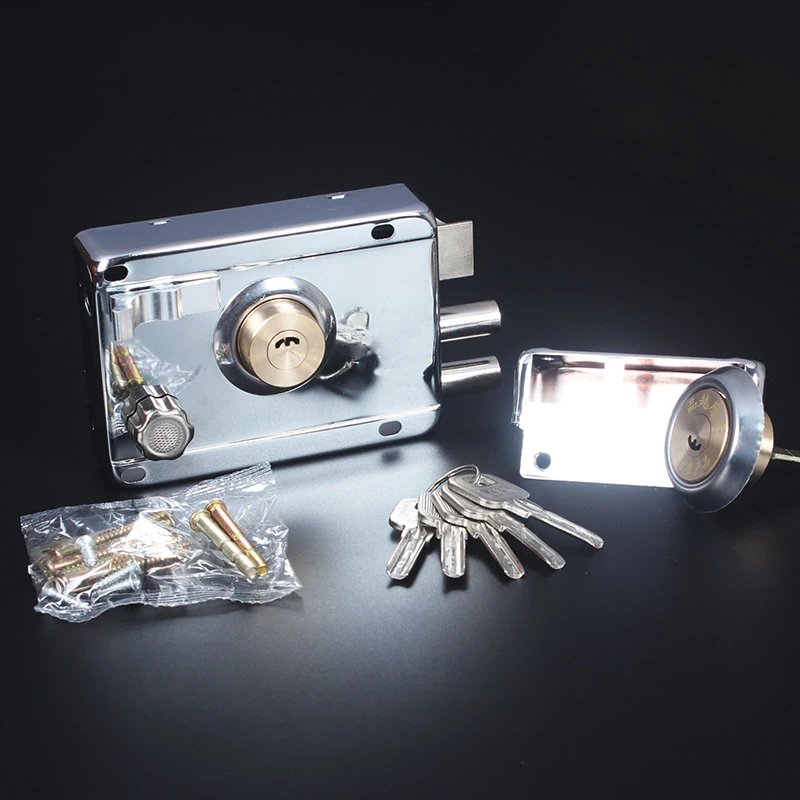 

Exterior Door Locks Security Anti-theft wooden Lock Multiple Insurance Lock Gate Door Lock for Furniture Hardware