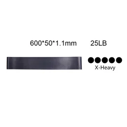 Versatile Yoga Resistance Bands - 5 Color Set for Pilates, Fitness, and Home Workouts (Black)