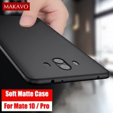 Makavo чехол для Huawei Коврики 10 Pro чехол 360 Защита мягкий силиконовый матовая Телефонные Чехлы для Huawei Коврики 10 Коврики 10 чехол