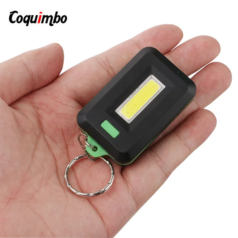 Lixada Mini Linterna LED Llavero Luz de Flash Peque/ña L/ámpara Antorcha Luz de Emergencia