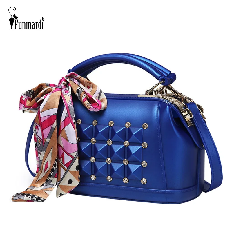 FUNMARDI الأزياء هلام النساء حقائب الراين تصميم Crossbody أكياس للسيدات حقائب كتف العلامة التجارية الأعلى حقائب بيد WLHB1863 FUNMARDI الأزياء هلام النساء حقائب الراين تصميم Crossbody أكياس للسيدات حقائب كتف العلامة التجارية الأعلى حقائب بيد WLHB1863