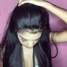 Сапфир перуанский 360 парик на кружеве прямой парик 360 фронта шнурка al человеческие волосы парики для черных женщин парик фронта шнурка человеческих волос