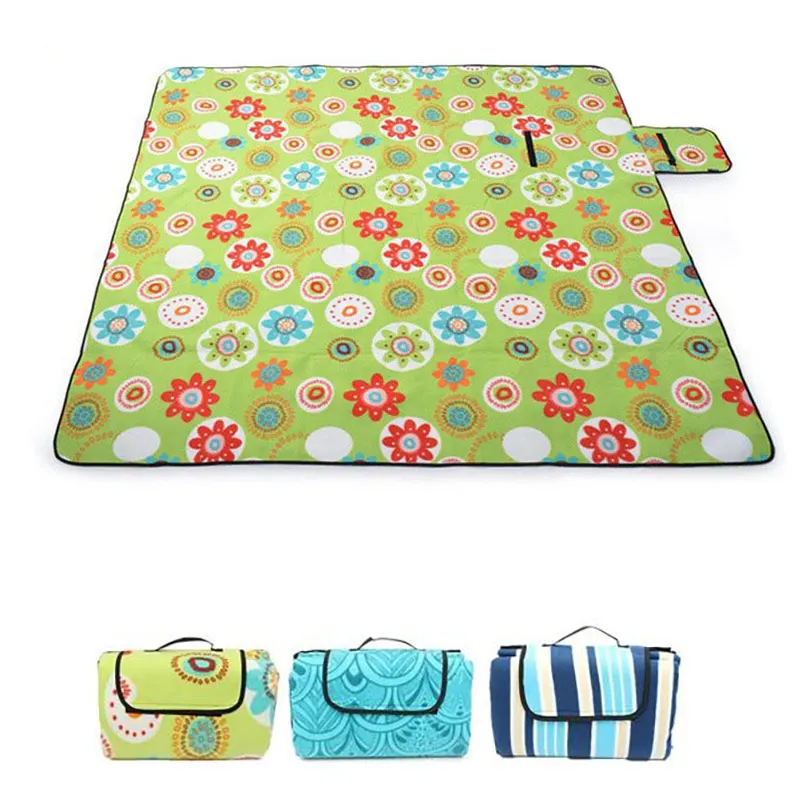 

Outdoor Picnic Mat Waterproof Folding Picnic Blanket Camping Comfortable Portable Mat Hiking Pad 200x200cm Camping Beach Mat