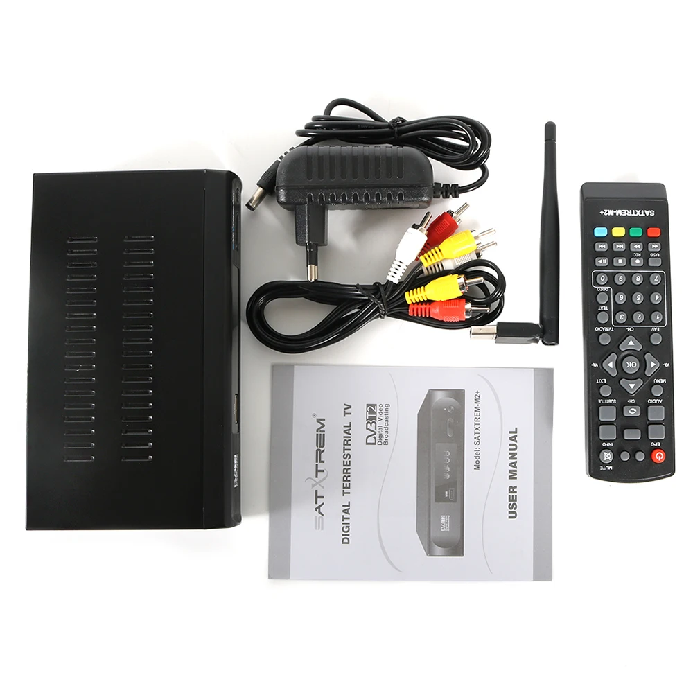 Satxtrem M2 Plus тюнер dvb t2 HD приёмникрецептор азамерики with usb wifi Digital Built-in Wifi Youtube тв приставка dvb t2 для России openbox